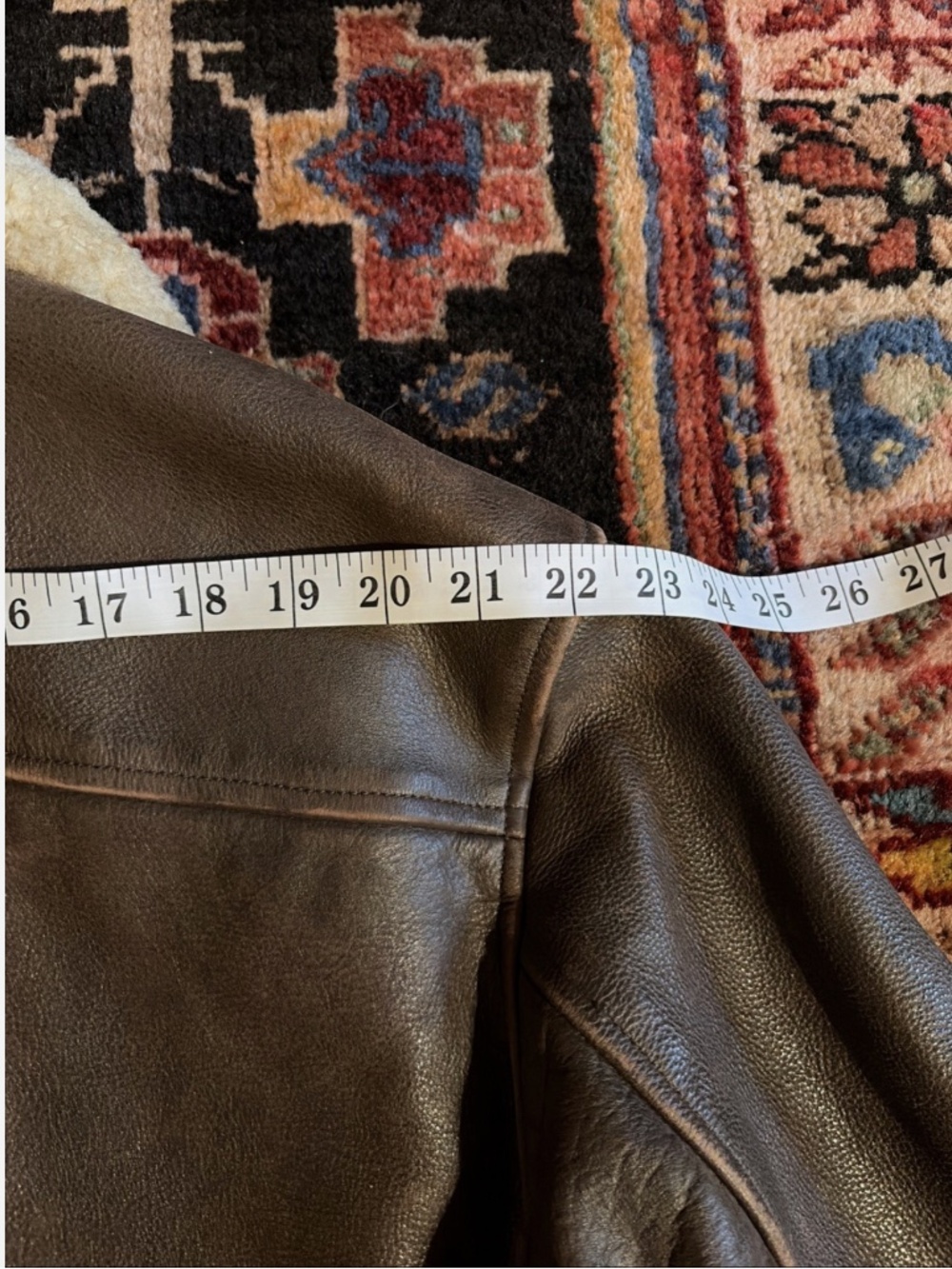 RRL Ralph Lauren  Leather Jacket Double RL VNTG 1990's USA Triple Star Shearling - Picture 14 of 16